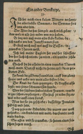 Ein ander Berckreye. 39.