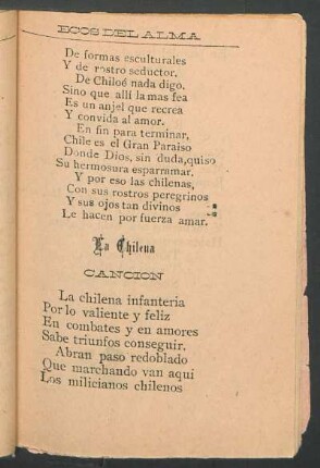 La chilena : Canción
