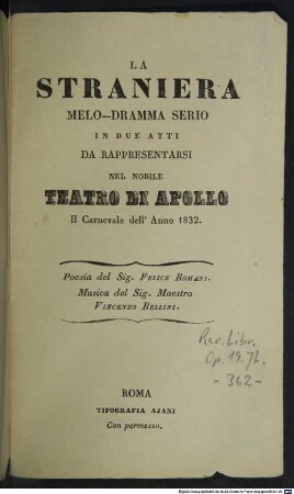 La straniera