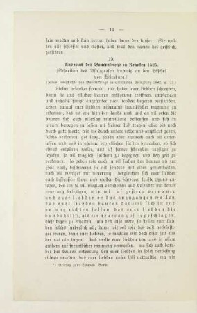 15. Ausbruch des Bauernkriegs in Franken 1525