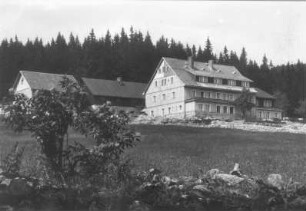 Davidsbaude und Nebengebäude : Riesengebirge. Davidsbaude und Nebengebäude