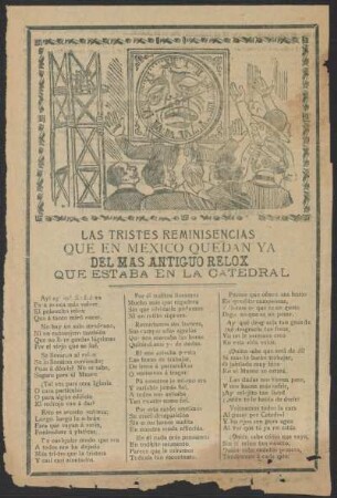 Las tristes reminisencias que en México quedan ya del mas antiguo relox que estaba en la Catedral