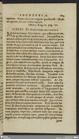 CCXXXV. De Maximiliano eius nominis I.