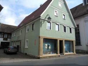 Stadtbild - Haus Marktstraße 18 - Erbaut im Jahre 1582 - heutiger Zustand nach letztlichem Umbau 1934