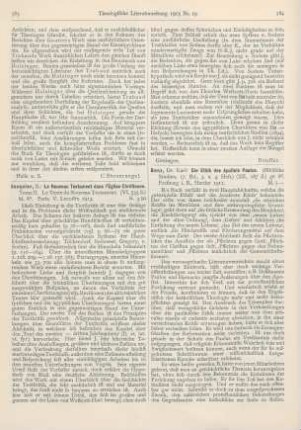 583-584 [Rezension] Jacquier, E., Le Nouveau Testament dans l‘Église Chrétienne. Tome II. Le Texte du Nouveau Testament