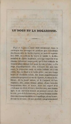 Le Doge et la Dogaresse