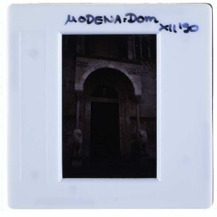 Modena, Dom : Westportal