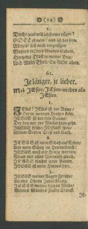 62. Je länger, je lieber