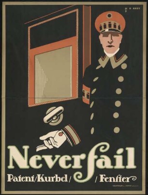 Neverfail Patent Kurbel Fenster