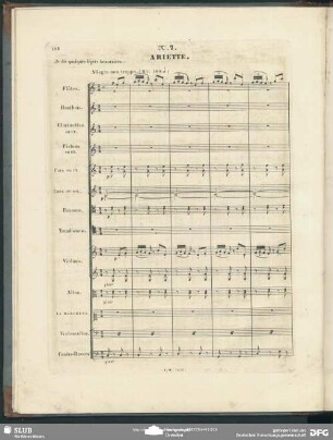 No. 7 Ariette: "Vous pouvez soupirer / Immerhin seid verliebt"