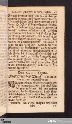 Das XXVIII. Capitel. Vergleichung des Dings/ so man betrachtet mit andern Dingen.