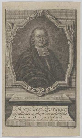 Bildnis des Johann Jacob Breitinger