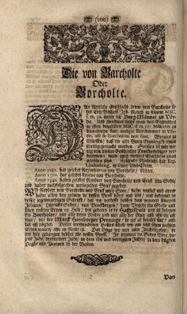 Die von Barcholte oder Borcholte.