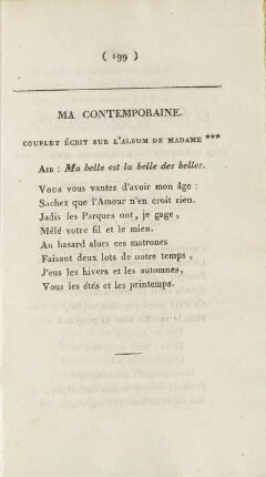 Ma Contemporaine.