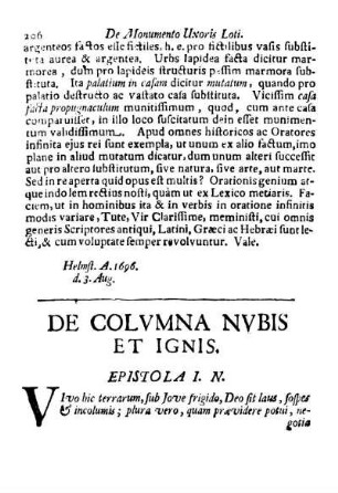 De Columna Nubis & Ignis.