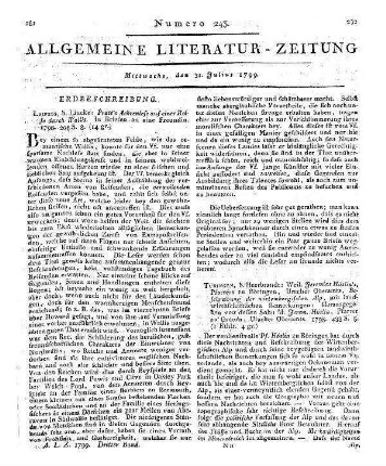 Höslin, J.: Beschreibung der Wirtembergischen Alp, mit landwirtschaftlichen Bemerkungen. Hrsg. von dessen Sohn J. Höslin. Tübingen: Heerbrandt 1798