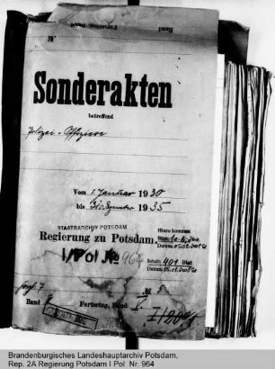 Personalangelegenheiten der Beamten in Offiziersrang