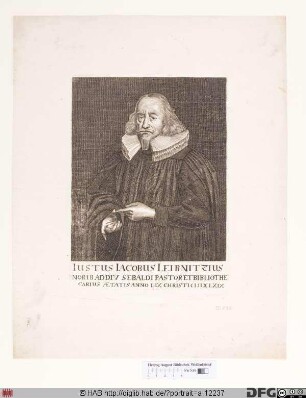 Bildnis Justus Jacob Leibnitz