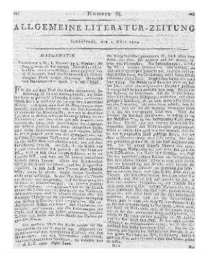 Schmidt, G. G.: Anfangsgründe der Mathematik. T. 2. Abt. 2. Hydraulik und Maschinenlehre. Frankfurt am Main: Varrentrapp & Wenner [s.a.]