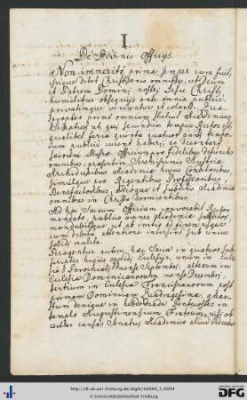 [fol. 2] De divinis officiis