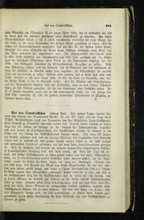 Aus dem Osnabrückschen