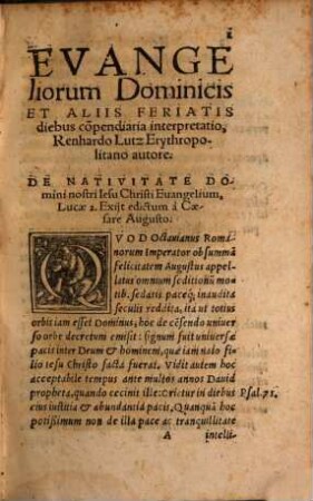 Homiliae doctae ... in Evangelia dominicalia