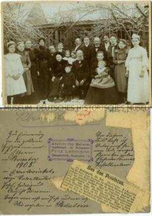 Familienfoto zur goldenen Hochzeit