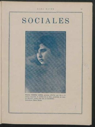 Sociales: María Teresa Lanza - [Fotografía]