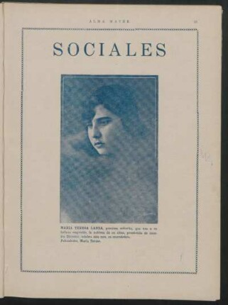 Sociales: María Teresa Lanza - [Fotografía]
