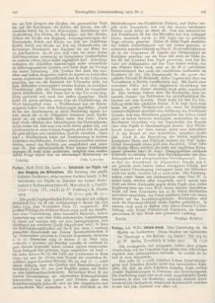 107-108 [Rezension] Pastor, Ludwig Frhr. von, Geschichte der Päpste seit dem Ausgang des Mittelalters. Bd. VI: Geschichte der Päpste im Zeitalter der katholischen Reformation und Restauration. Julius III., Marcelus II. und Paul IV. (1550 - 1559)