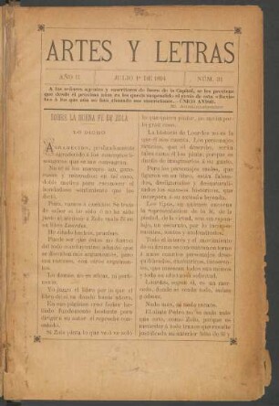 1894,2,31: año 2, número 31 (julio 1o de 1894)