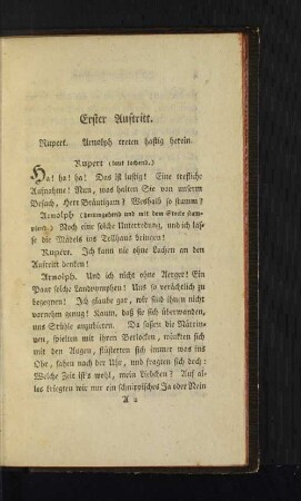 [Erster - Siebenter Auftritt.]