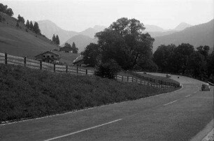 Ramsau: Kurve der Alpenstraße