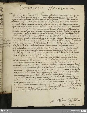 [Faszikel 2, Text 2:] Euclidis elementum secundum: