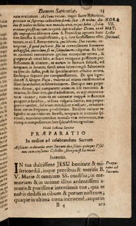 23-31, Praeparatio