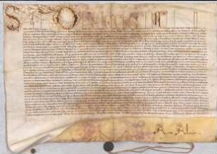 Papst Sixtus V. bestätigt den Großfürsten Ernst von Köln als Bischof von Münster