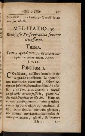 485-491, Meditatio 85