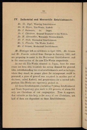 26, 4. Industrial and mercantile establishments