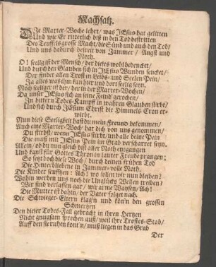 Nachsatz