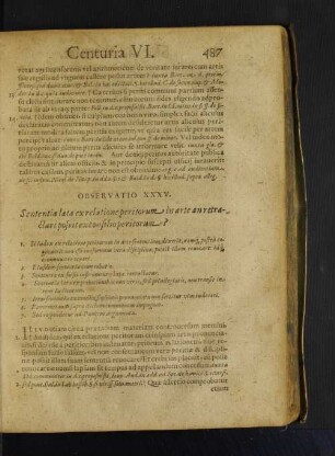 Observatio XXXV. Sententia lata exrelatione peritorum in arte an retractari possit exconsilio peritorum?