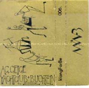 Selbstgefertigtes Cover für eine Kassette aus der Untergrund-Musikszene der DDR mit Aufnahmen von AG Geige