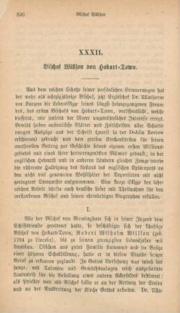 526-538 Bischof Willson von Hobart-Town