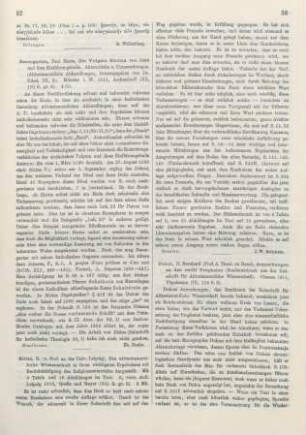 57 [Rezension] Baumgarten, Paul Maria, Die Vulgata Sixtina von 1590 und ihre Einführungsbulle