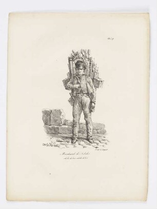 Marchand de Sebiles, Blatt 37 der Folge "Rufe von Pariser Straßenhändlern"