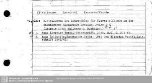 Mitteilungen Lehrstuhl Faserstoffkunde