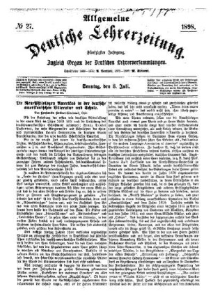 Die Neu- Philologen Amerikas in der deutsch- amerikanischen Litteratur und Schule