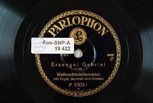 Erzengel Gabriel : I. Teil; Weihnachtsdeklamation