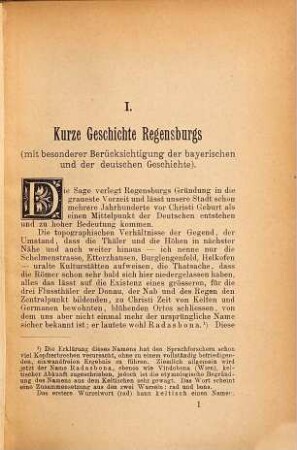 Regensburg : ein historischer und praktischer Führer durch die Stadt und Umgebung