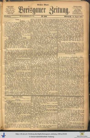 14.08.1901 (Erstes Blatt)