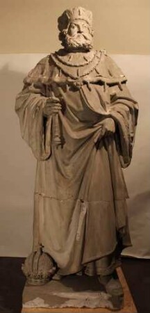Gußmodell zum Standbild Friedrich III. Kurfürsten von Sachsen (gen. Friedrich der Weise) für das Lutherdenkmal in Worms